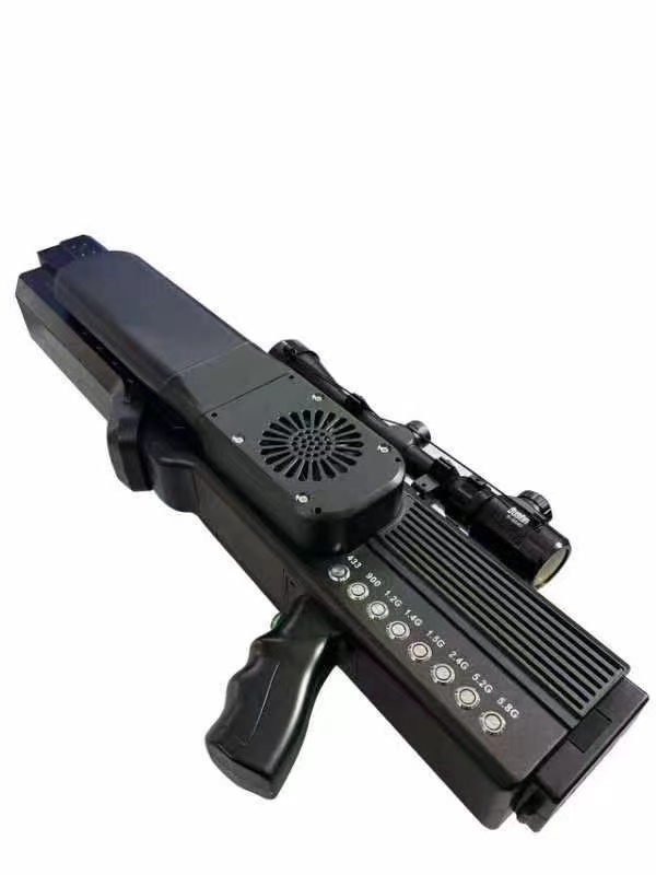  新巴尔虎右手持便携式枪型低空防御反制八通道